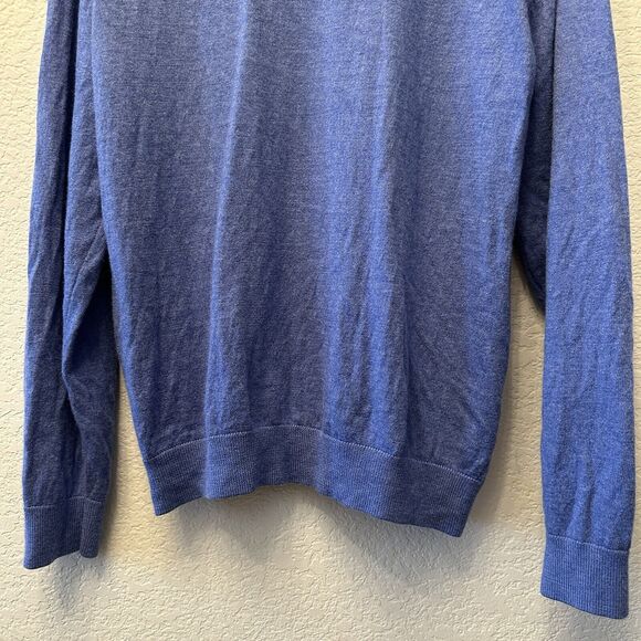 Hart Schaffner Marx XL Extra Fine Merino Wool Pullover V-Neck Sweater - Picture 7 of 11